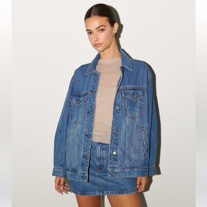 Abercrombie Denim Truck Jacket Oversized